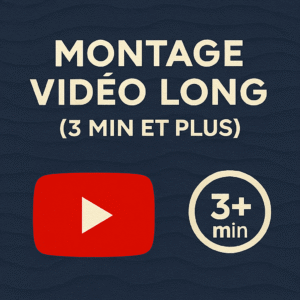 Vidéo YouTube / Longue (3min et plus)